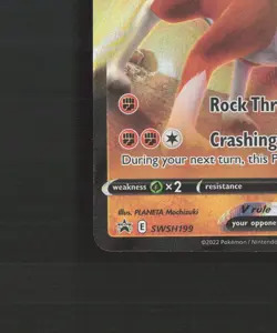 Lycanroc V SWSH199 Sword & Shield Black Star Promo Holo Pokemon Card NM - Image 5