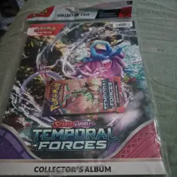 Pokemon Card Temporal Forces Collectors Kit Album and Poster NO PACK sealed - Image 1