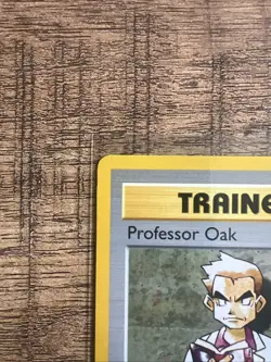 🔥🔥Pokemon TCG Professor Oak Base Set Shadowless Uncommon Card LP 🔥🔥 - Image 2