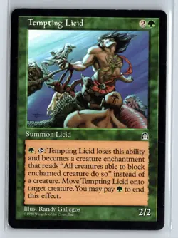 (3X) Tempting Licid Stronghold Uncommon - MTG Magic the Gathering Card - Image 1