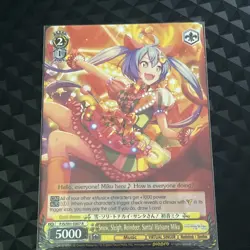 Weiss Schwarz card PJS/S91-007R Hatsune Miku Foil Project Sekai English - Image 1