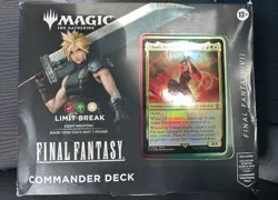 🔥 LIMIT BREAK CLOUD FF7 COMMANDER PRECON DECK - FINAL FANTASY MTG - Image 1