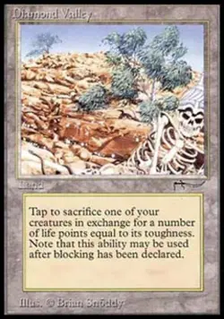 MTG English Diamond Valley NM Normal Arabian Nights - Image 1