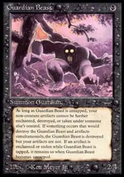 MTG English Guardian Beast NM Normal Arabian Nights - Image 1