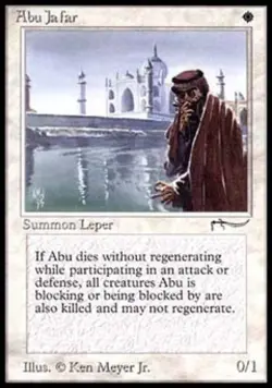 MTG English Abu Ja'far NM Normal Arabian Nights - Image 1