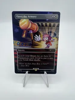 MTG Secret Lair Sonic The Hedgehog Chasing Adventure Open The Armory Foil - Image 1