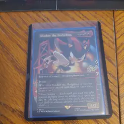 🌑 Shadow the Hedgehog 🌈 Rainbow Foil Sonic x Secret Lair - NM - FAST SHIP! MTG - Image 1