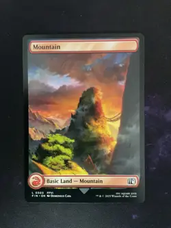 MTG * Mountain (0303, Full Art) Final Fantasy * 1X * NM - Image 1