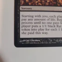 Plague of Vermin - Light Play MTG Shadowmoor - Image 5