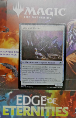 MTG EOE: Virulent Silencer (Artifact) Edge of Eternities Foil Uncommon 0248 - Image 1