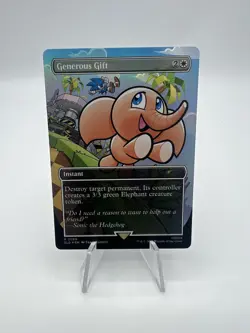 MTG Secret Lair Sonic The Hedgehog Chasing Adventure Generous Gift Foil - Image 1