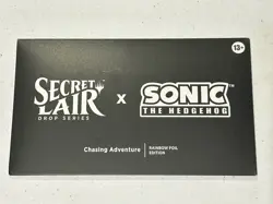 MTG Secret Lair x Sonic the Hedgehog Superdrop: Chasing Adventure (Rainbow Foil) - Image 1