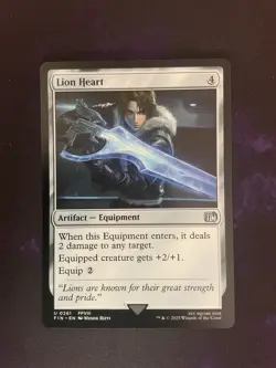 MTG * Lion Heart Final Fantasy * 1X * NM - Image 1