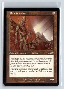 (3X) Rusting Golem Nemesis Uncommon - MTG Magic the Gathering Card - Image 5