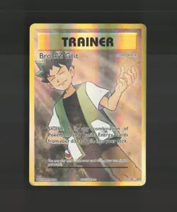 Brock's Grit 107/108 Evolutions Full Art Ultra Rare Holo Pokemon Card DMG - Image 1