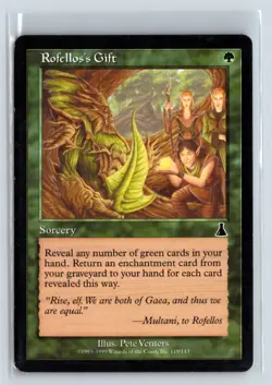 (3X) Rofellos's Gift Urza's Destiny Common - MTG Magic the Gathering Card - Image 1
