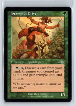 (3X) Stampede Driver Nemesis Uncommon - MTG Magic the Gathering Card - Image 3