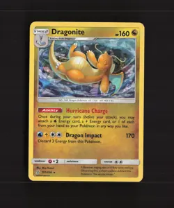 Dragonite 151/236 Unified Minds Cracked Ice Holo Pokemon Card LP - Image 1