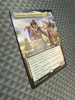 MTG Gylwain, Casting Director #0037 Ext Art R Commander: Wilds of Eldraine (WOC) - Image 2