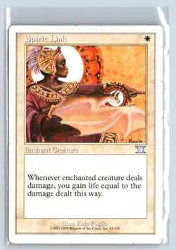 (3X) Spirit Link Sixth Edition Uncommon - MTG Magic the Gathering Card - Image 3