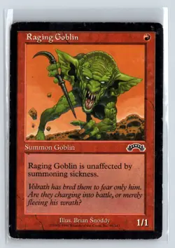 (3X) Raging Goblin Exodus Common - MTG Magic the Gathering Card - Image 5