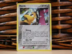 Pokemon MAWILE 9/100 HOLO RARE | MP Moderate Play | EX Crystal Guardians | 2006 - Image 1