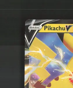 Pikachu V SWSH061 Sword & Shield Black Star Promo Holo Pokemon Card DMG - Image 3