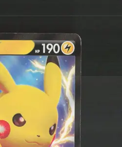 Pikachu V SWSH061 Sword & Shield Black Star Promo Holo Pokemon Card DMG - Image 4