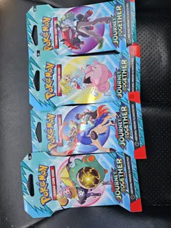 Pokemon TCG Scarlet & Violet Journey Together Blister Packs Set of 4 - Image 1