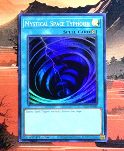 YuGiOh! Mystical Space Typhoon RA02-EN048 1st Edition NM SUR - Image 1