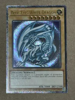 YUGIOH Blue-Eyes White Dragon OP28-EN001 Ultimate Rare NM #39 - Image 1