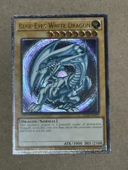 YUGIOH Blue-Eyes White Dragon OP28-EN001 Ultimate Rare NM #36 - Image 1
