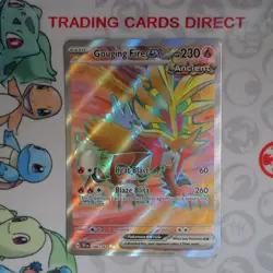 Gouging Fire EX 188/162 Holo Ultra Rare S & V Temporal Forces Pokemon Card - Image 1
