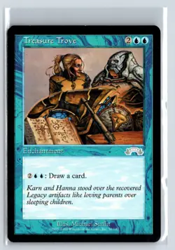 (4X) Treasure Trove Exodus Uncommon - MTG Magic the Gathering Card - Image 1