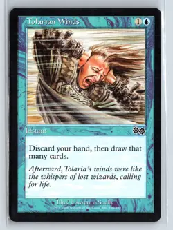 (4X) Tolarian Winds Urza's Saga Common - MTG Magic the Gathering Card - Image 1