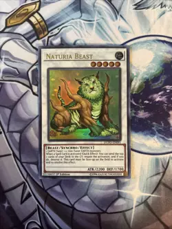 (YCL) Naturia Beast DUPO-EN091 Ultra Rare 1st Edition Yugioh Card VLP - Image 1