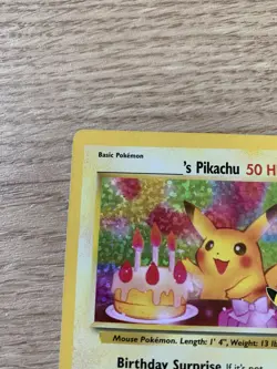 Pokemon Pikachu TCG Birthday Card 24/53 SWSH Celebrations Collection - Image 3