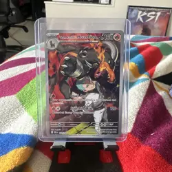 Team Rocket's Houndoom Secret Rare Pokemon Card, Destined Rivals, 191/182 - Image 1
