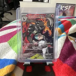 Team Rocket's Houndoom Secret Rare Pokemon Card, Destined Rivals, 191/182 - Image 3