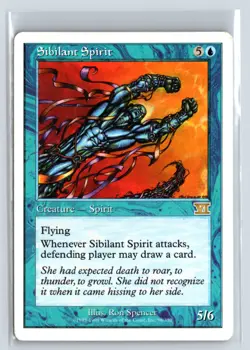 (4X) Sibilant Spirit Sixth Edition Rare - MTG Magic the Gathering Card - Image 3