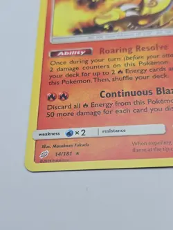 Charizard 14/181 Holo Rare Sun & Moon Team Up Pokemon Card NM/M * - Image 5