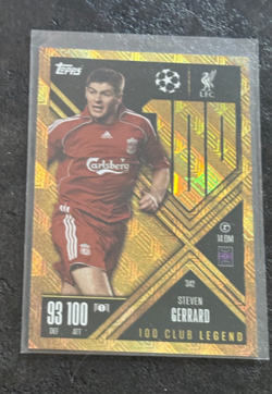 Champions League EXTRA 2024/25 Card 342 - Steven Gerrard - 100 Club Legend - Image 1