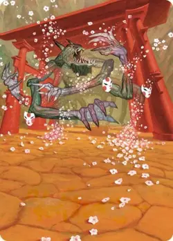 Path to Exile Art Card [Commander Masters Art Series] Lightly Played - Image 1