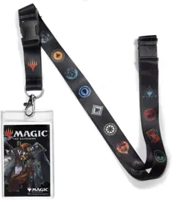 Magic the Gathering Card Game Logos Lanyard with Logo Badge Holder NEW UNUSED - Image 1