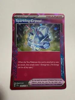 NM Sparkling Crystal 142/142 Ace Spec Stellar Crown Holo Pokemon card English #2 - Image 1