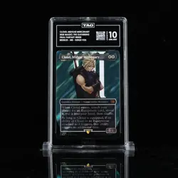 MTG: Final Fantasy - Cloud, Midgar Mercenary Surge Foil Tag 10 Gem MINT Pop 2 - Image 1