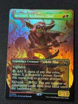 Redshift, Rocketeer Chief - 366 - Foil - DFT - NM - MTG Magic the Gathering - Image 1