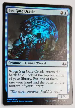 MTG Sea Gate Oracle #048 FOIL Modern Masters 2017 Magic the Gathering - Image 1