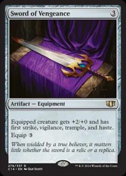 Sword of Vengeance - Light Play MTG Commander 2014 Edition - Image 1