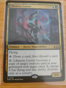 MTG Likeness Looter 0208 Wilds of Eldraine M/NM Free UK P&P - Image 1